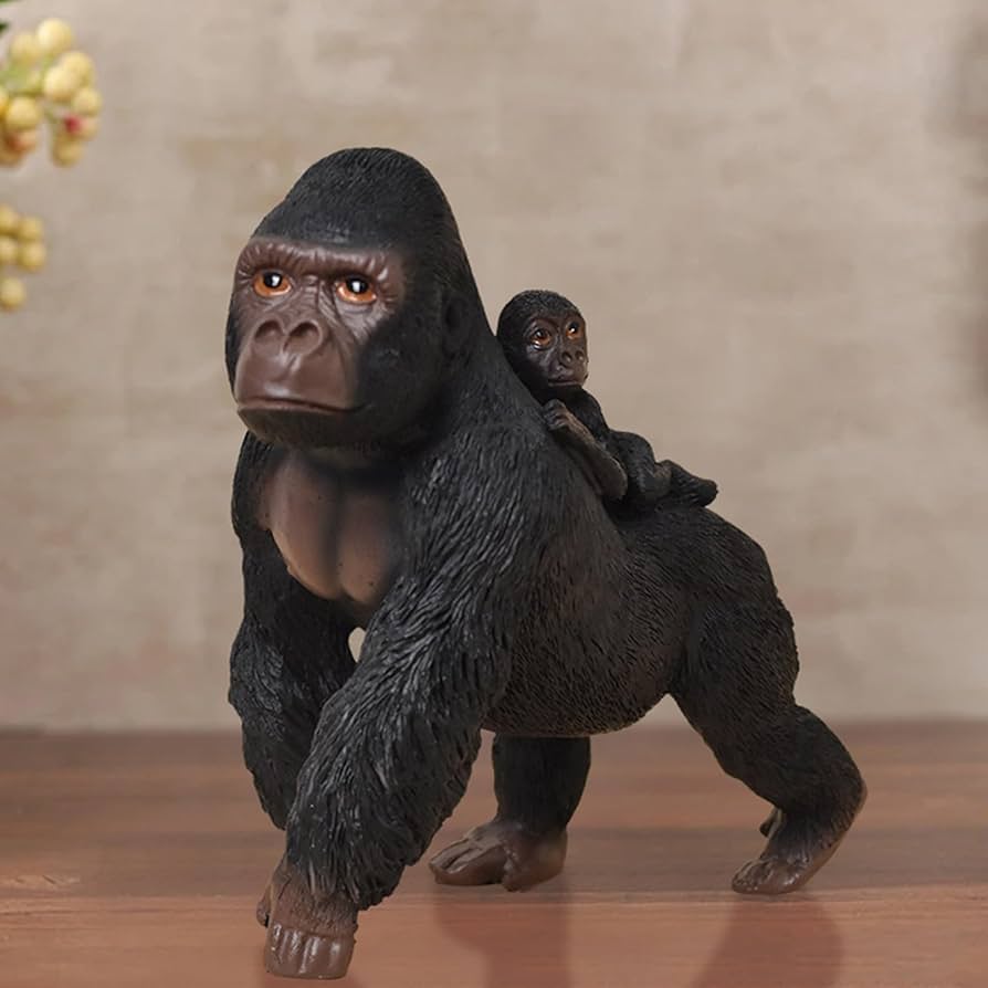 Amazon.co.jp: ゴリラ 置物 フィギュア オブジェ 雑貨 グッズ